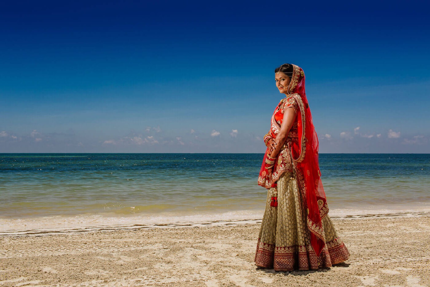 Wedding photos at Moon Palace.