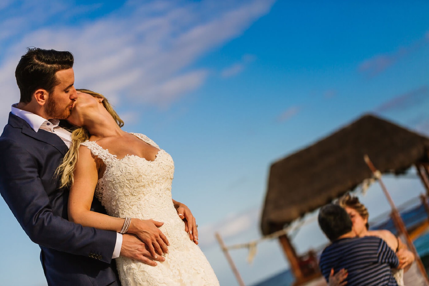 Bride and groom at %!s(<nil>).